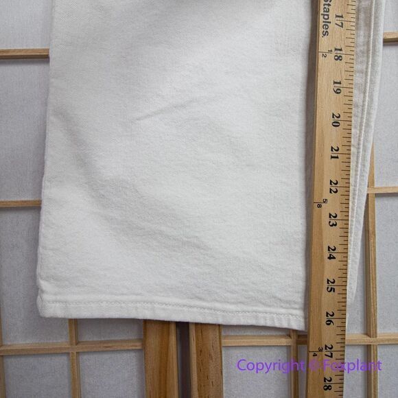 NEW Madewell The‎ Perfect Vintage Wide-Leg Crop Jean Tile White, 31 - Picture 6 of 16